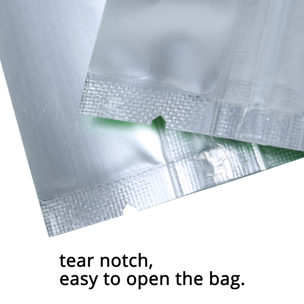 Custom Printed:Matte Forsted Front Stand Up Eco Metallic Mylar Plastic Packaging Zipper Bag Household Multi Function Storage Pouch