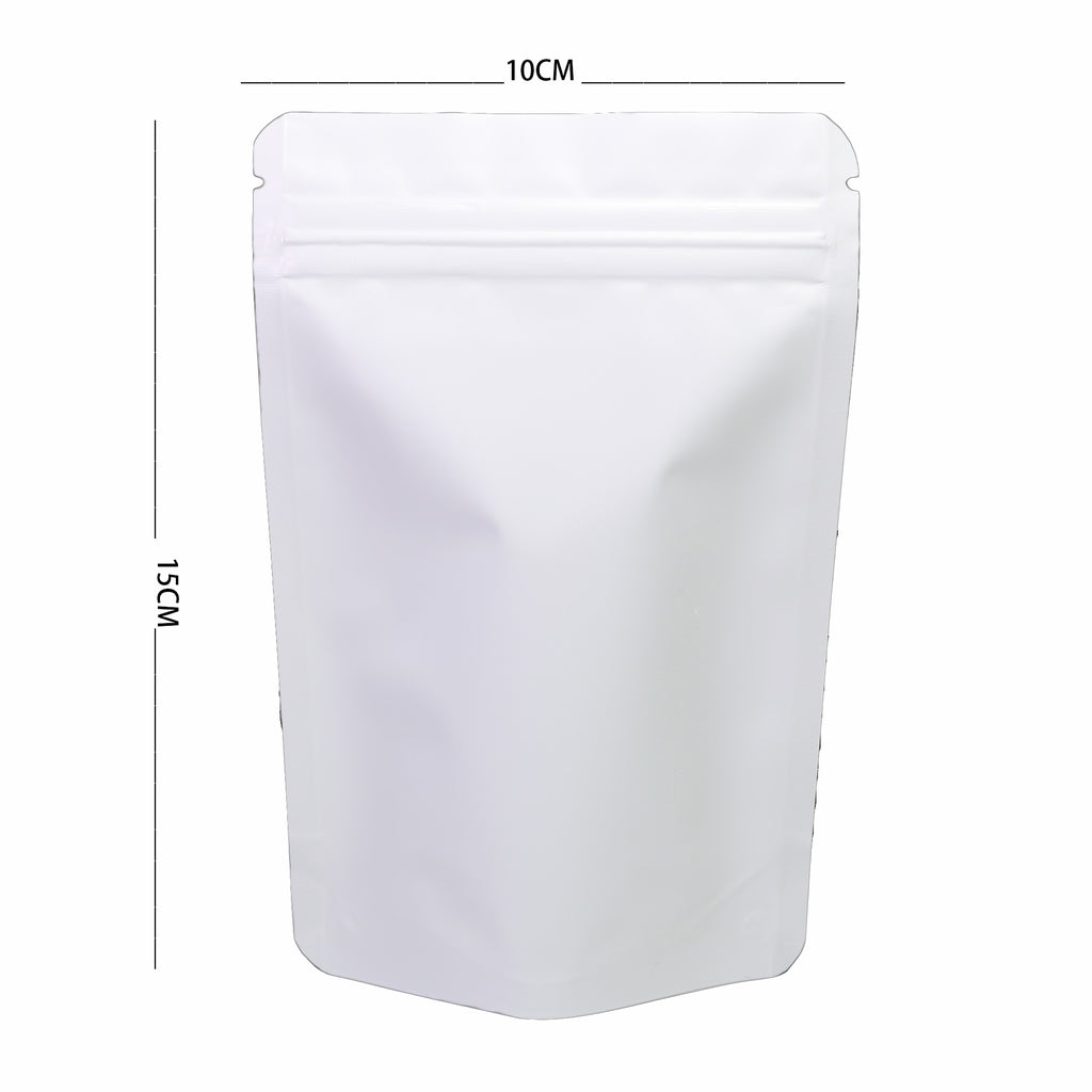 10x15cm High Quality Various Color Matte Stand Up Reusable Aluminium Foil Mylar Food Storage Packaging Zipper Doypack