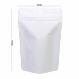 10x15cm High Quality Various Color Matte Stand Up Reusable Aluminium Foil Mylar Food Storage Packaging Zipper Doypack
