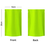 Premium Heat Seal Smell Proof Food Packaging Bags Stand Up Foil Mylar Open Top Storage Pouches W/Tear Notch