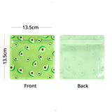 Custom Glossy Flat Bottom Plastic Mylar Packaging Bag Mylar Eco Heat Seal Storage Zipper Bag With Print And Tear Notch