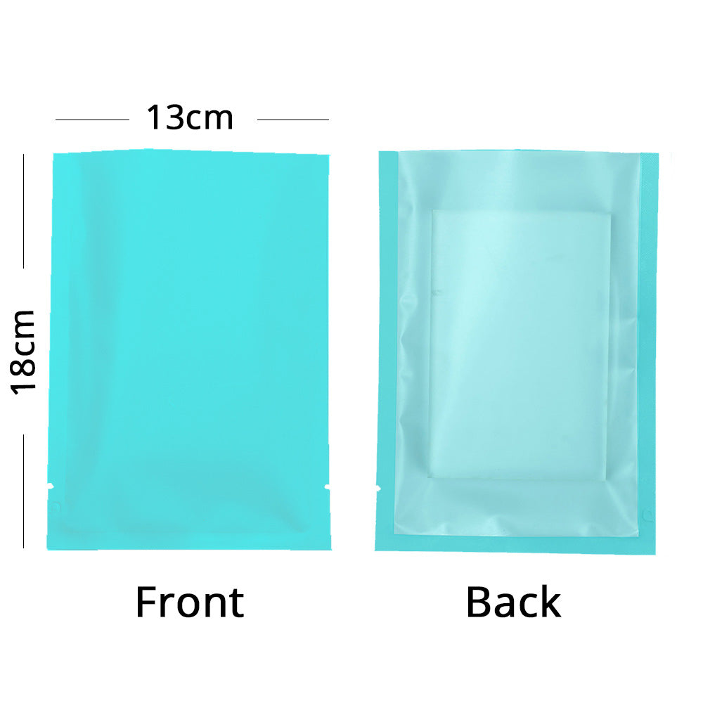 Eco Recyclable Plastic Packaging Bags Matte Clear Open Top Vacuum Heat Sealable Storage Pouches