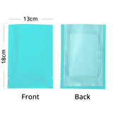 Eco Recyclable Plastic Packaging Bags Matte Clear Open Top Vacuum Heat Sealable Storage Pouches