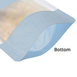 Zip Lock Bag Matte With Frosted Window And Maple Leaf Pattern Aluminium Foil Stand Up Eco Sealed Storage Pouch