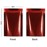 Multi Sizes Eco-friendly Heat Seal Open Top Foil Mylar Vacuum Packing Pouch Glossy Flat Vacuum Bag