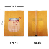 Plastic Bags Jar Printing Vacuum Seal Heat Seal Package Bags Flat Tear Notch Matte PP Mylar Storage Pouches w/Window
