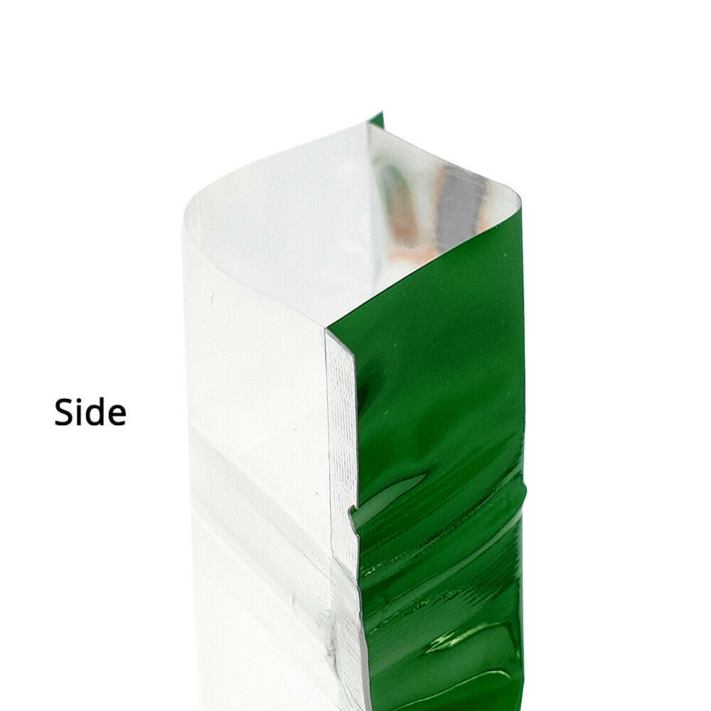 6.5x9cm Various Colors Small Zip Lock Bag Glossy Candy Flat Tear Notch Clear Front Herb Package Storage Pouch