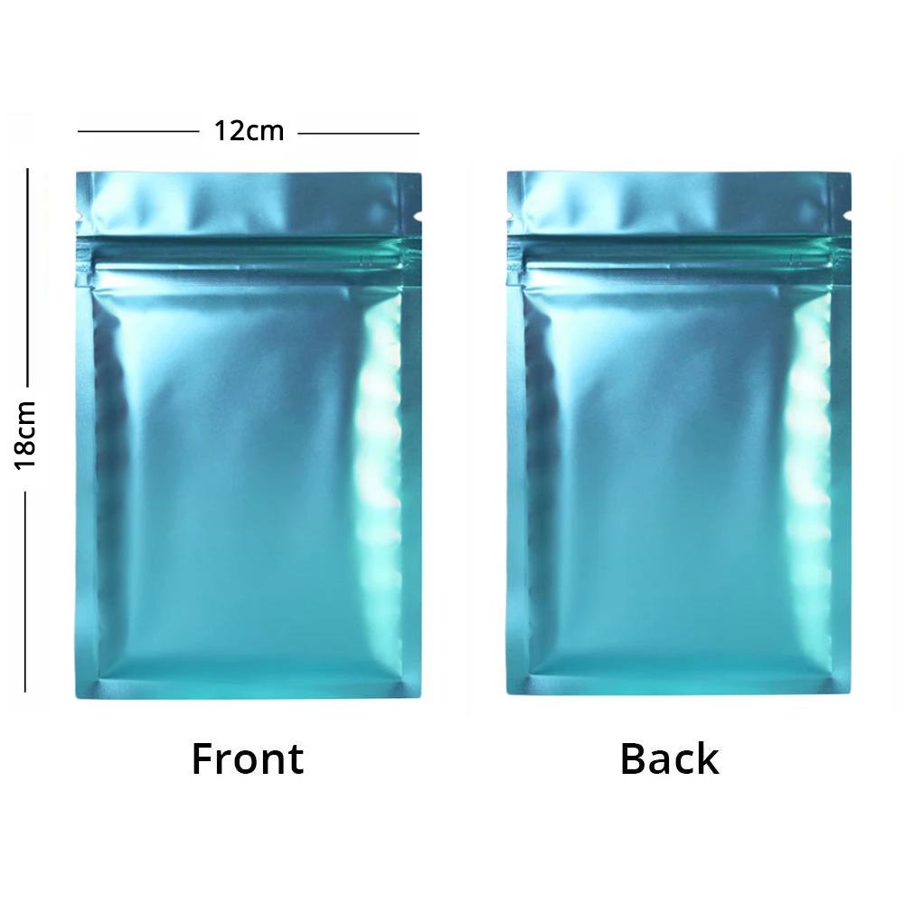 Eco-friendly Various Colors Smell Proof Heat Sealing Candy Packaging Pouches Foil Mylar Zip Lock Storage Bags