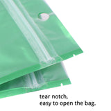 Multi-Size Reclosable Clear Mylar Zip Lock Package Bag Food Coffee Bean Storage Pouch W/Hand Hole