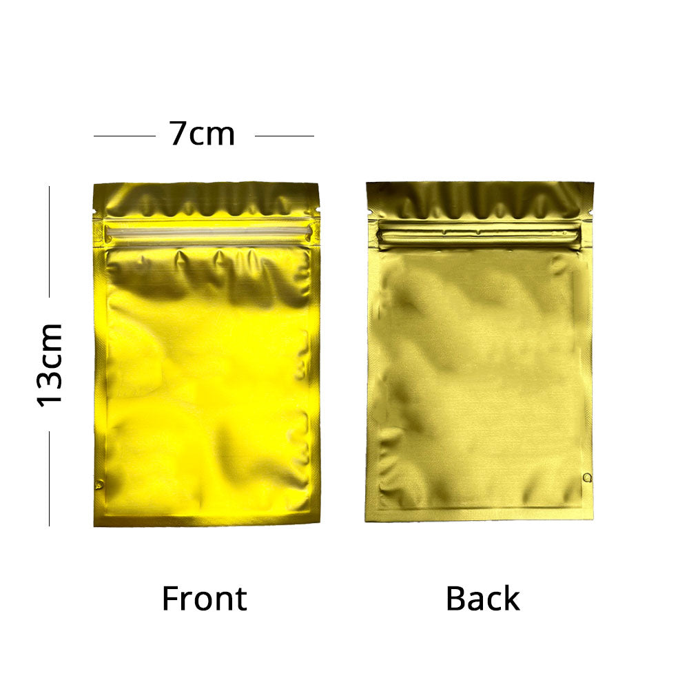 Custom Printed: Eco Smell Proof Food Packaging Zip Lock Storage Bag Matte Foil Mylar Plastic Pouch