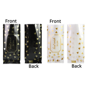 4x9cm Cute Designs Vacuum Heat Seal Storage Bags Open Top Pouches for Candies Sweets with Tear Notch