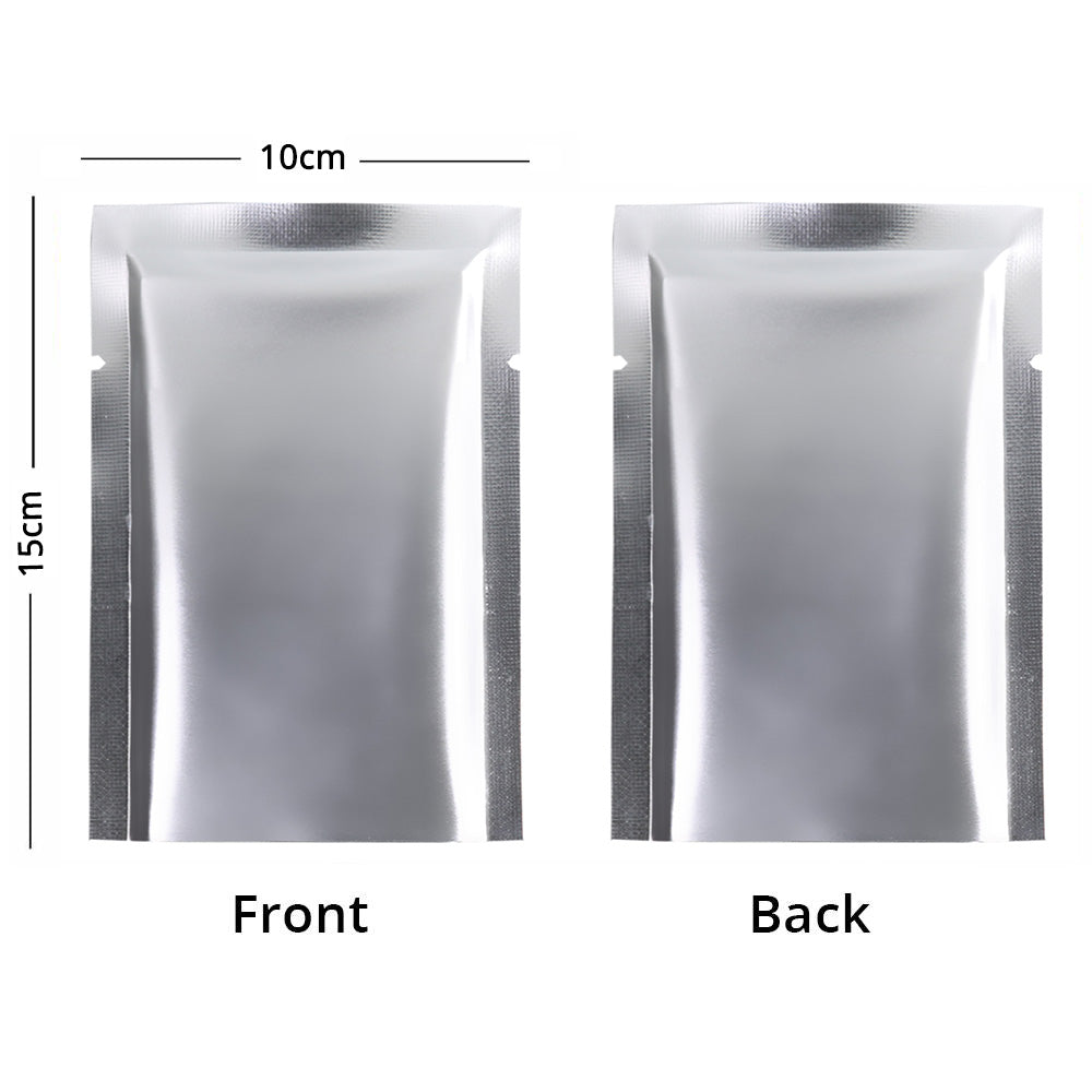 Smell Proof Heat Sealing Pouches Eco-friendly Recyclable Metallic Mylar Food Packaging Vacuum Open Top Bags