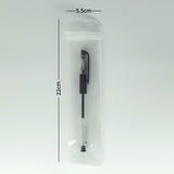 Multi-Size Eco PP Zip Lock Plastic Bag Front Clear Mylar Flat Tear Notch Pouch USB Cable Storage Bag With Hang Hole