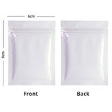 Small Glossy Colors Flat Gift Zip Lock Packing Bag Heat Sealing Foil Mylar Food Pouch