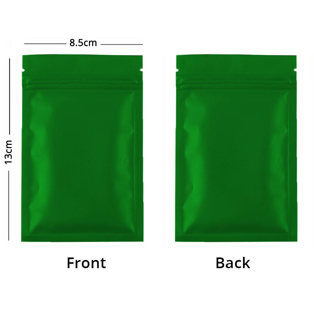 Eco-friendly Various Colors Smell Proof Heat Sealing Candy Packaging Pouches Foil Mylar Zip Lock Storage Bags
