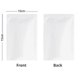 Multi Sizes Eco-friendly Heat Seal Open Top Foil Mylar Vacuum Packing Pouch Glossy Flat Vacuum Bag