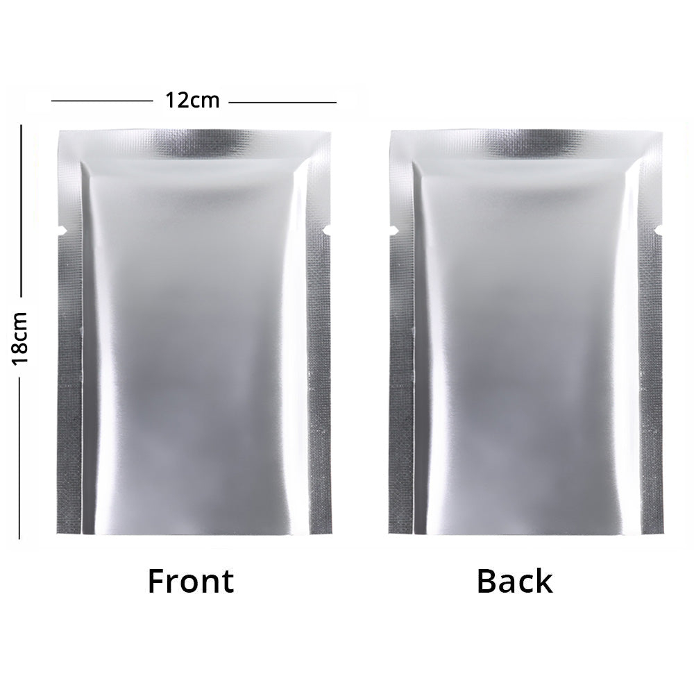 Smell Proof Heat Sealing Pouches Eco-friendly Recyclable Metallic Mylar Food Packaging Vacuum Open Top Bags