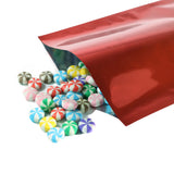 Multi Sizes Eco-friendly Heat Seal Open Top Foil Mylar Vacuum Packing Pouch Glossy Flat Vacuum Bag