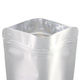 High Quality Metallic Mylar Matte Stand Up Packaging Bag With Frosted Window Durability Cereal Storage Heat Seal Zipper Bag
