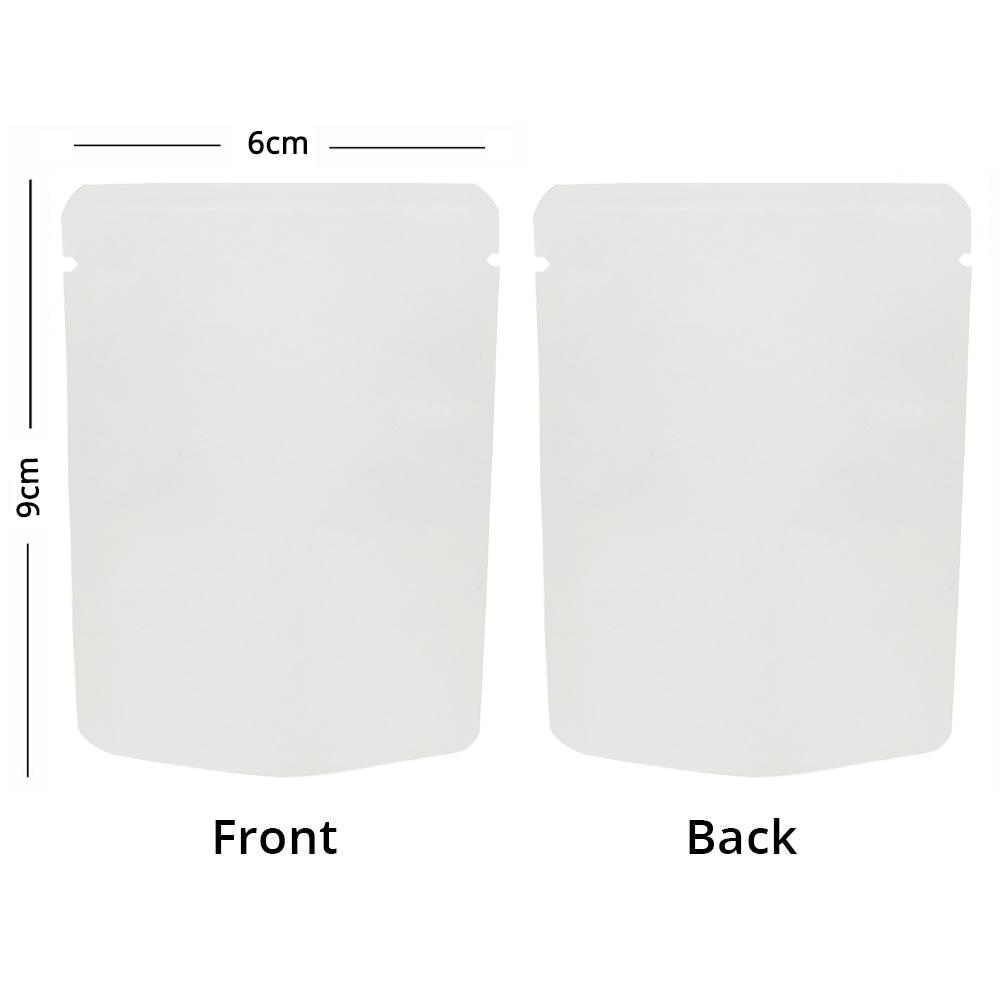 Eco-friendly Open Top Kraft Paper Bags Tear Notch Tea Pouches Kraft Paper Foil Mylar Storage Packaging Bags