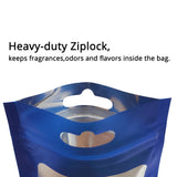 Large Sizes PP Plastic Bag Zip Lock Phone Accessories Bag With Butterfly Hole Clear Front Mylar Storage Pouch