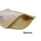 Custom Printed: Glossy Kraft Mylar Eco Zip Lock Pouch Waterproof Recyclable Stand Up Storage Coffee Bean Snack Food Bag