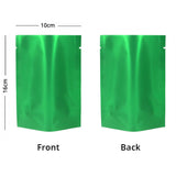 Premium Heat Seal Smell Proof Food Packaging Bags Stand Up Foil Mylar Open Top Storage Pouches W/Tear Notch