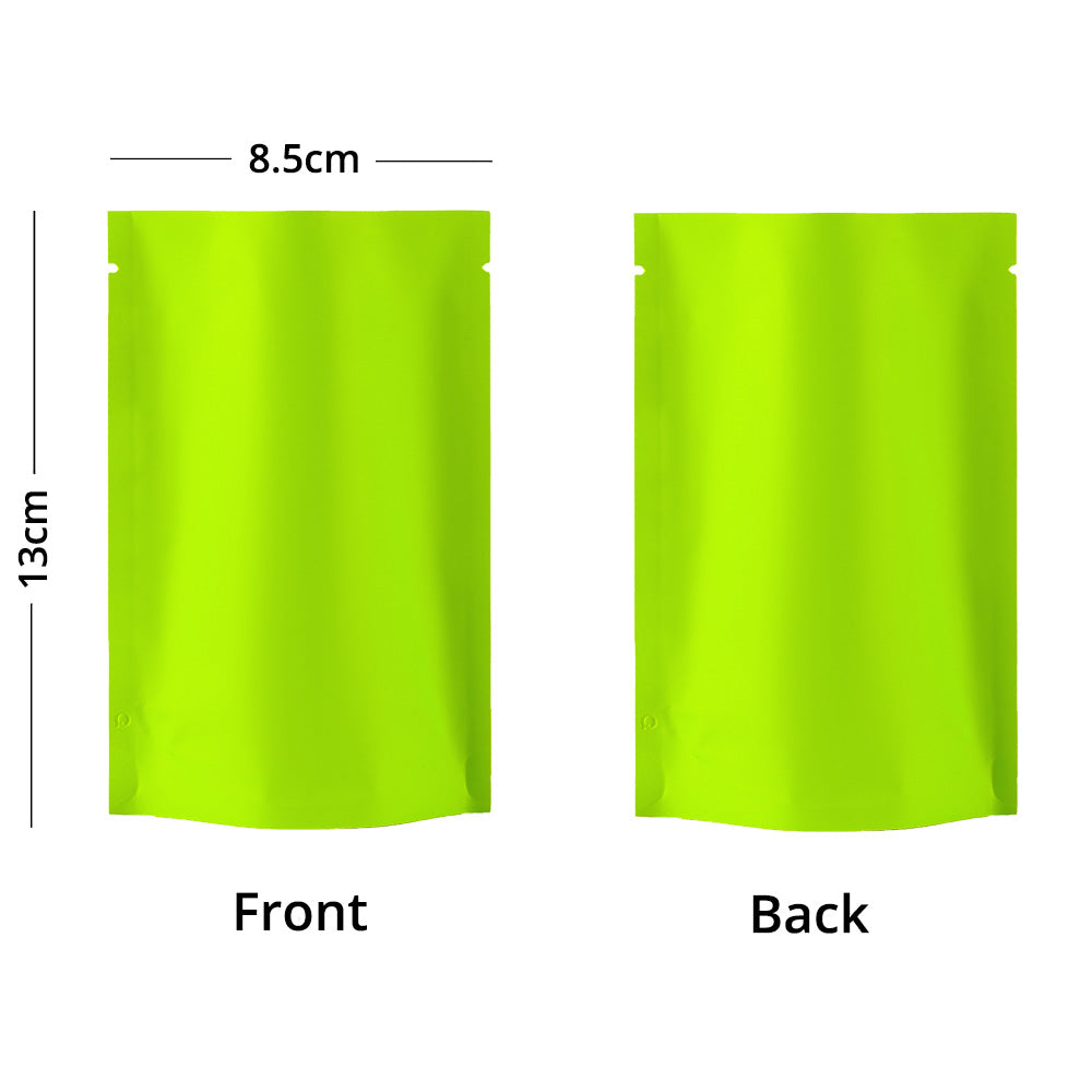 Premium Heat Seal Smell Proof Food Packaging Bags Stand Up Foil Mylar Open Top Storage Pouches W/Tear Notch