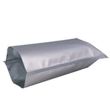 Matte Silver Aluminum Foil Vacuum Heat Seal Food Snack Packaging Bags Flat Reusable Waterproof Smell Proof Pouches