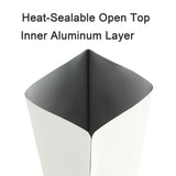 9X9Cm Open Top Aluminum Foil Mylar Bag Heat Sealable Lotion Cream Shampoo Flat Vacuum Pouch
