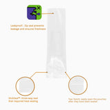 3x12Cm  3.5x15cm Clear Flat Open Top Invididual Mini Platic Pouch Candies Powder Heat Seal Packaging Bag