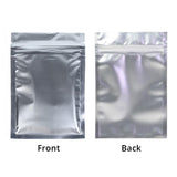 10x15cm Aluminum Foil Mylar Bags Frosted Clear Waterproof Zip Lock Pouch Heat Sealing Smell Prood Zipper Food Storage Bag