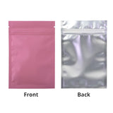 10x15cm Aluminum Foil Mylar Bags Frosted Clear Waterproof Zip Lock Pouch Heat Sealing Smell Prood Zipper Food Storage Bag