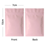 Aluminum Foil Various Size Matte Pink Mylar Bags Eco-friendly Smell Proof Heat Sealing Snack Ziplock Storage Pouches