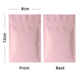 Aluminum Foil Various Size Matte Pink Mylar Bags Eco-friendly Smell Proof Heat Sealing Snack Ziplock Storage Pouches