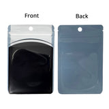 Multi-Size Eco PP Zip Lock Plastic Bag Front Clear Mylar Flat Tear Notch Pouch USB Cable Storage Bag With Hang Hole