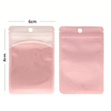 Multi-Size Eco PP Zip Lock Plastic Bag Front Clear Mylar Flat Tear Notch Pouch USB Cable Storage Bag With Hang Hole