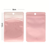 Multi-Size Eco PP Zip Lock Plastic Bag Front Clear Mylar Flat Tear Notch Pouch USB Cable Storage Bag With Hang Hole