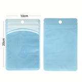 Multi-Size Eco PP Zip Lock Plastic Bag Front Clear Mylar Flat Tear Notch Pouch USB Cable Storage Bag With Hang Hole