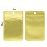 Multi-Size Eco PP Zip Lock Plastic Bag Front Clear Mylar Flat Tear Notch Pouch USB Cable Storage Bag With Hang Hole