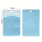 Multi-Size Eco PP Zip Lock Plastic Bag Front Clear Mylar Flat Tear Notch Pouch USB Cable Storage Bag With Hang Hole