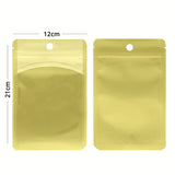 Multi-Size Eco PP Zip Lock Plastic Bag Front Clear Mylar Flat Tear Notch Pouch USB Cable Storage Bag With Hang Hole