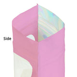 Glossy Pink Mylar Bags Eco-friendly Heat Sealable Foil Flat Zip Lock Pouches Jewelry Zipper Storage