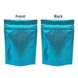 500Pcs Low MOQ Personalized Promotional Logo Ziplock Foil Pouch Smell Proof Stand Up Coffee Zipper Lock Custom Printed Mylar Bags