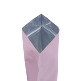 Matte Pink Purple Double-Sided Same Color Frosted Material Stand Up Bottom Mylar Bags Resealable Aluminum Foil Heat Sealing Zip Lock Pouches