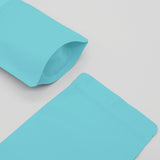 Aluminum Foil Matte Red Green Blue Stand Up Pouches Reusable Smeel Proof Snacks Sachet Heat Sealing Zip Lock Mylar Bags