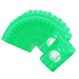 Glossy Green Aluminum Foil Standing Up Zipper Pouches Doypack Eco-friendly Heat Seal Mylar Bags With Clear Oval Window