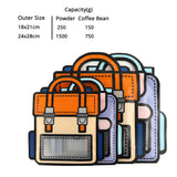 18X21cm 24x28cm Die Cut Plastic Boy Backpack Ziplock Pouch Smell Proof Stand Up Candies Gift Packaging Doypack Bag