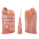 Plastic Cartoon Printed  Stand Up Zipper Pouch Smell Proof  Candies Cookies Food Storage Packaging Ziplock Bag