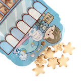 Plastic Cartoon Printed  Stand Up Zipper Pouch Smell Proof  Candies Cookies Food Storage Packaging Ziplock Bag